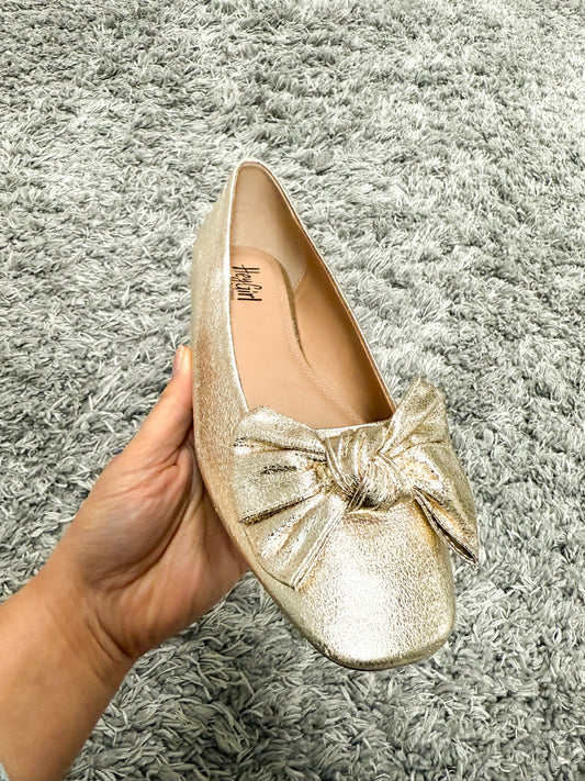 Corky's Gold Crinkle Metallic Sugar Rush Flats