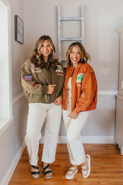 Howdy Honey Jacket In Burnt Orange