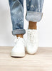 Corky's White Pregame Sneakers FINAL SALE