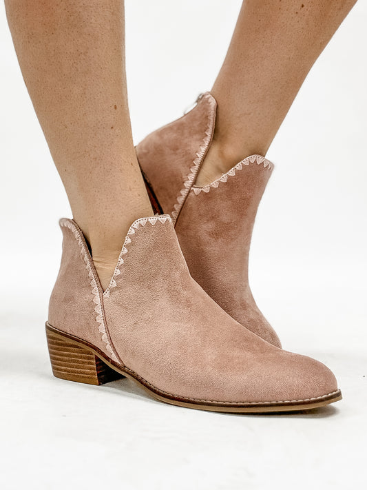 Corky's Blush Faux Suede Spice It Up Boots