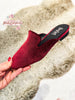 Corky's Burgundy Velvet Spotlight Shoes