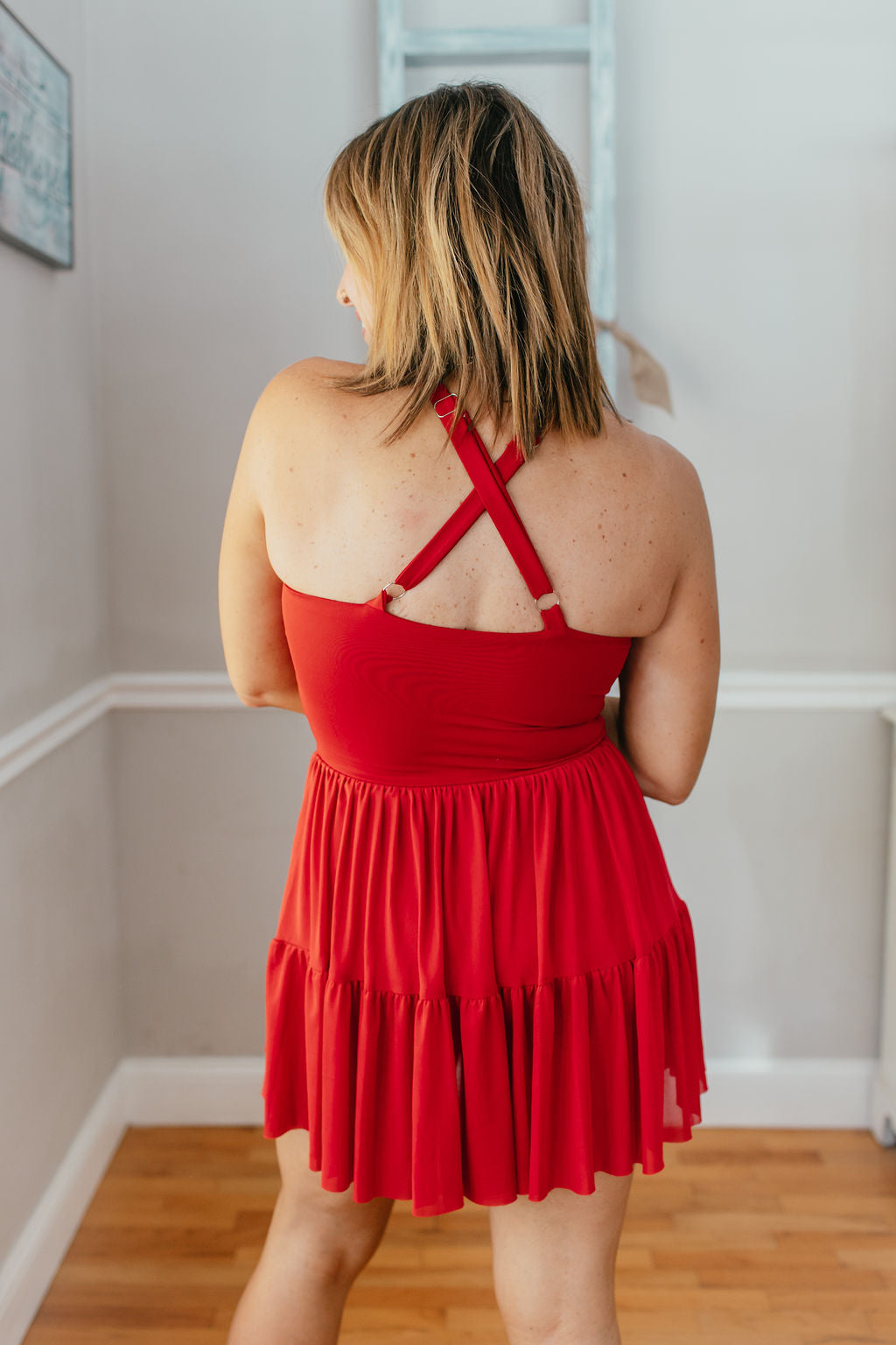 Twirl Worthy Dress In Red