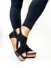 Black Friday Deal: Corky's Black Tweed Carley Sandals