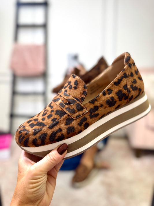 Corky's Leopard Sheesh Shoes