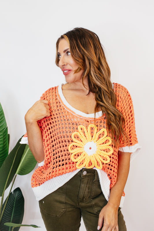 Reckless Dreamer Top in Coral