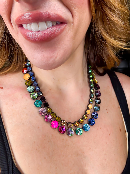 Preventa: collar Tova Gweneth en color sandía Smutt - VENTA FINAL