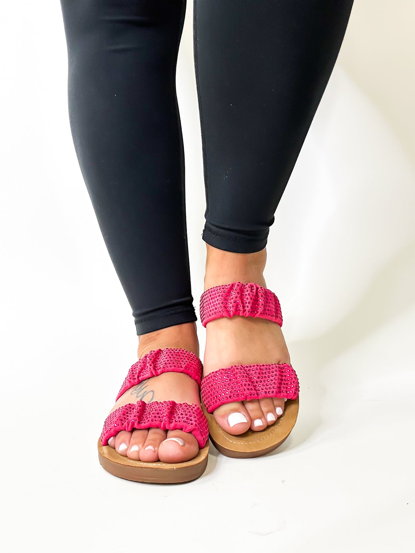 Corky's Fuchsia Crystals Iced Tea Sandals -FINAL SALE