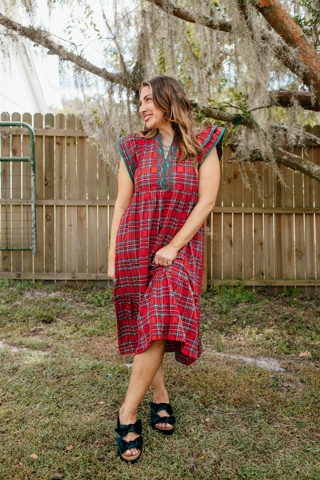 Fireside Plaid Dress - Reg & Curvy