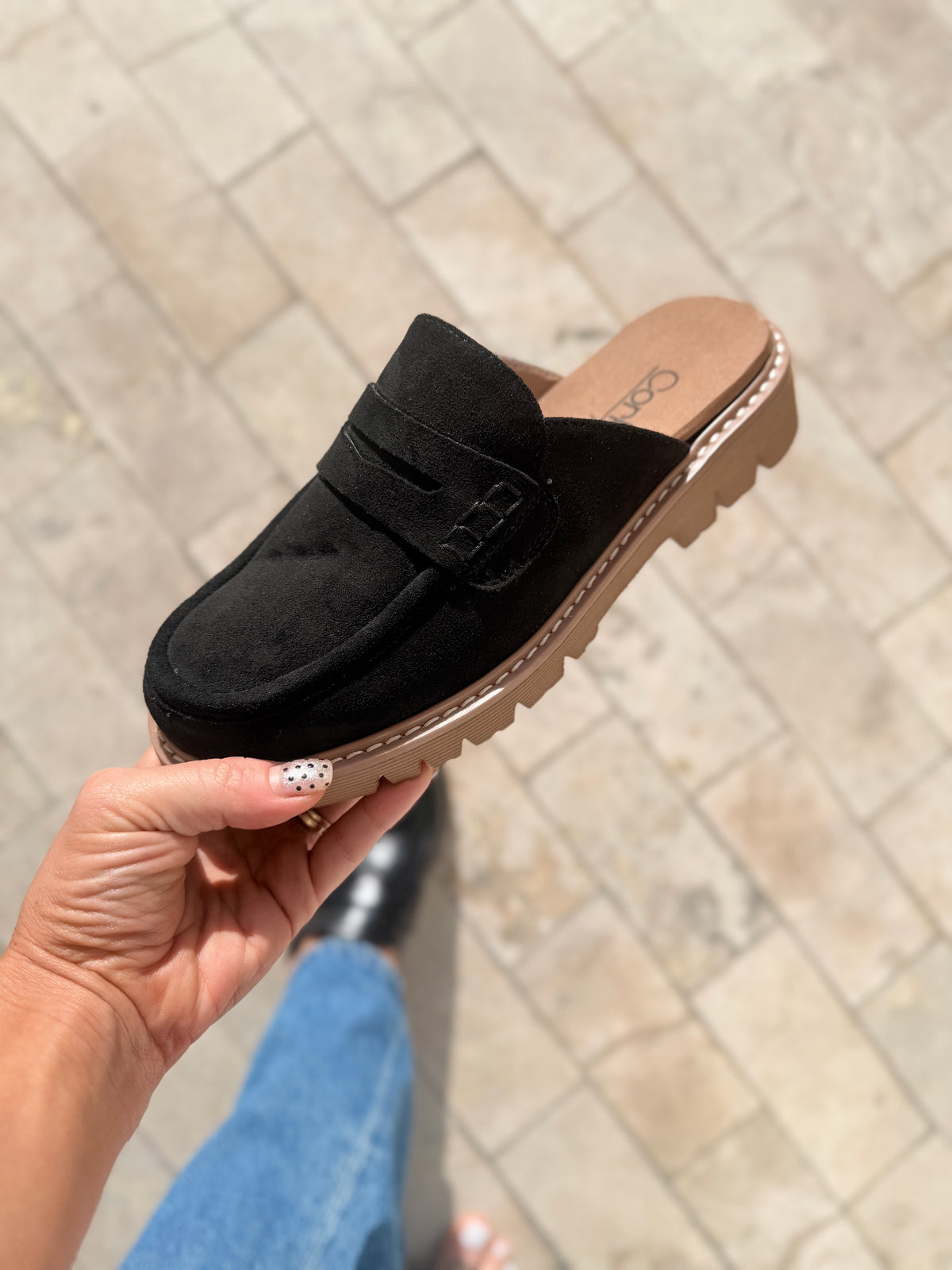 Corky's Black Faux Suede Get Lucky Shoes