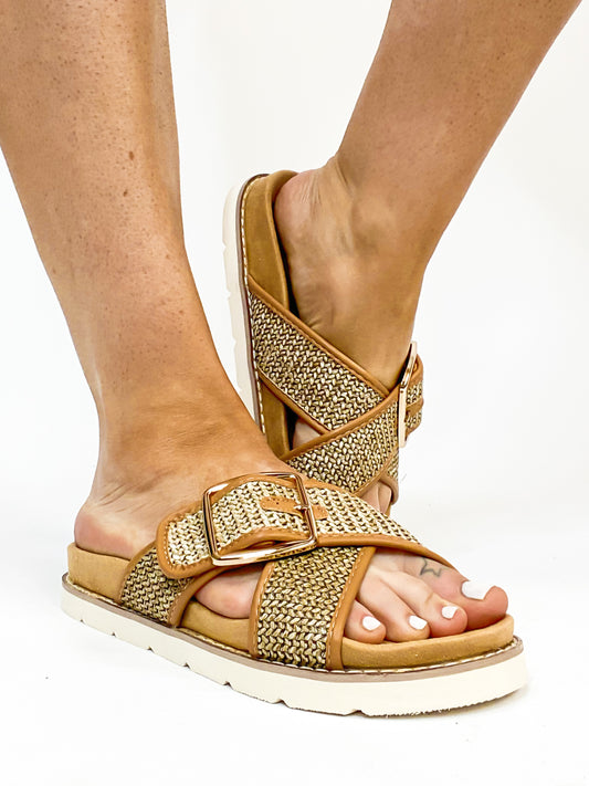 Corky's Tan Booked Sandals