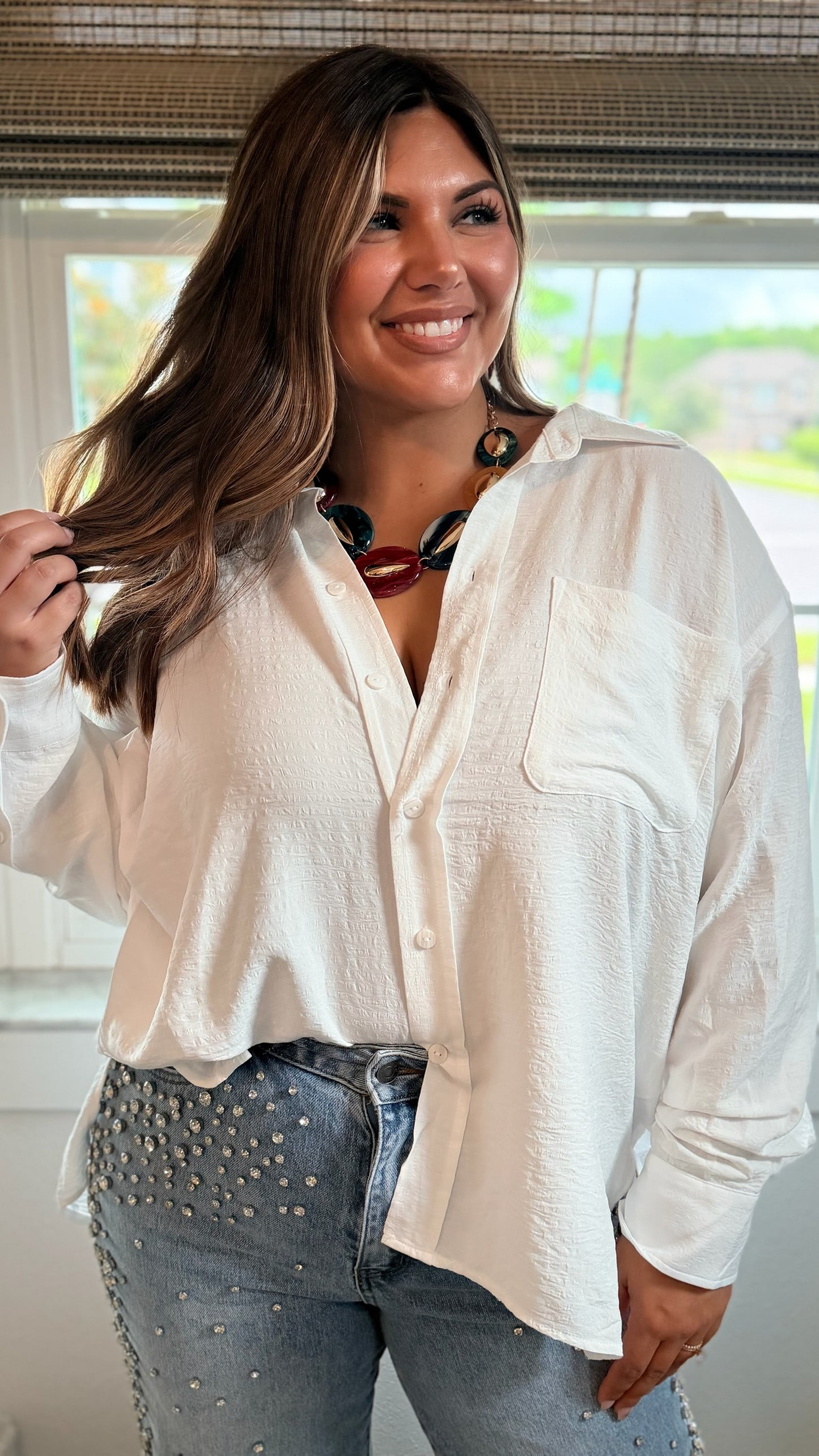 Barefoot Button Down Top