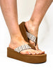Corky's Tan Multi Take A Dip Sandals