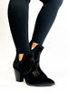 Bottes de spectacle en velours noir de Corky