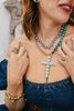 Tova Sofia Necklace In Denim Ignite