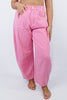Acid Wash Barrel Jeans in Pink - Reg/Curvy
