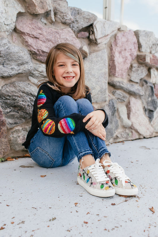 Betsey Johnson Children's Multi Light Sidny Sneakers