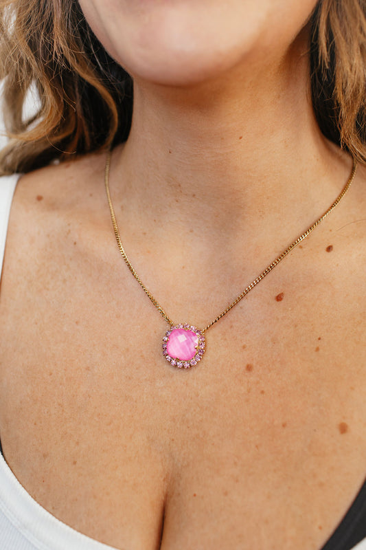 Tova Cambrie Necklace in Pink - FINAL SALE