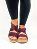 Corky's Wine Faux Suede Guilty Pleasure Sandals