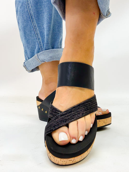 Corky's Black Bashful Wedges