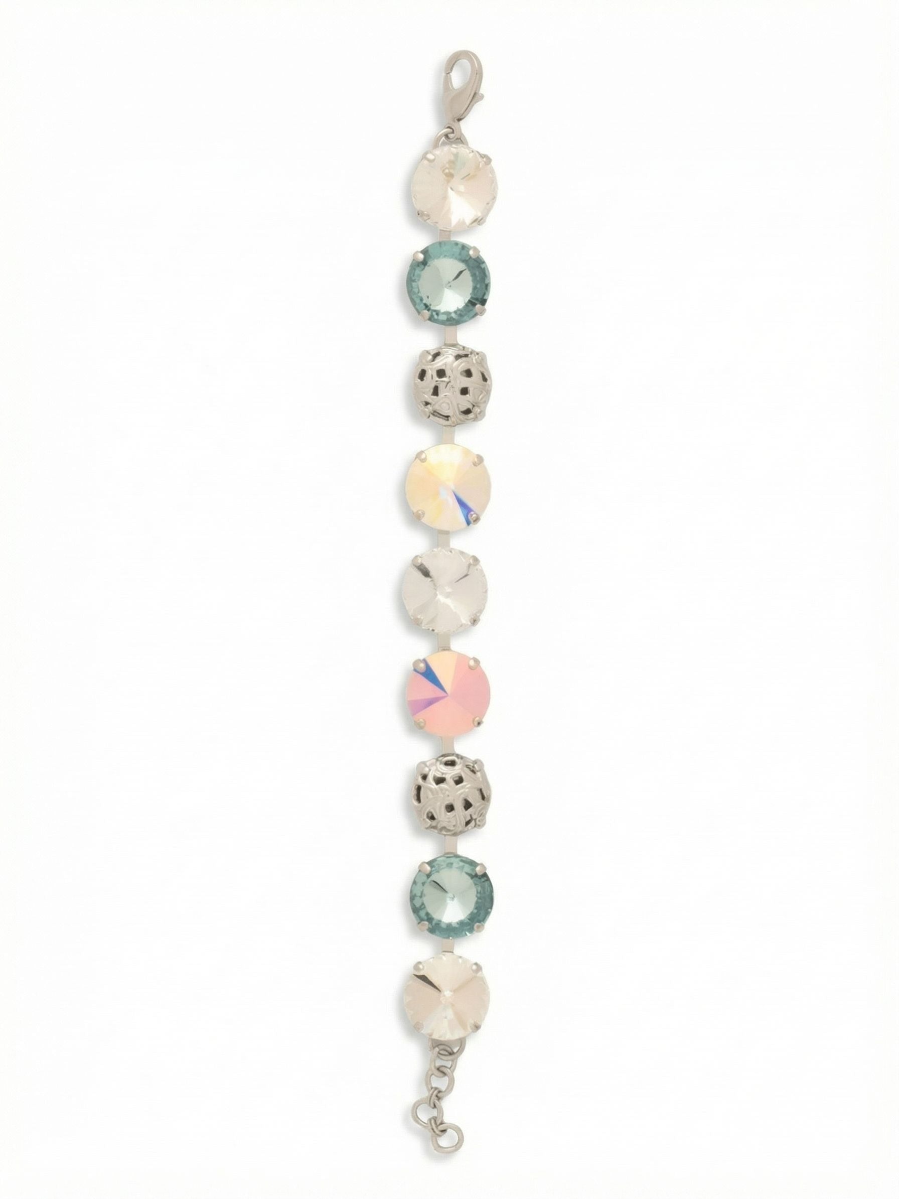 Sorrelli Rainbow Quartz Clementine Tennis Bracelet