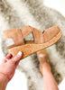 Corky's Camel Faux Suede Case Closed Shoes