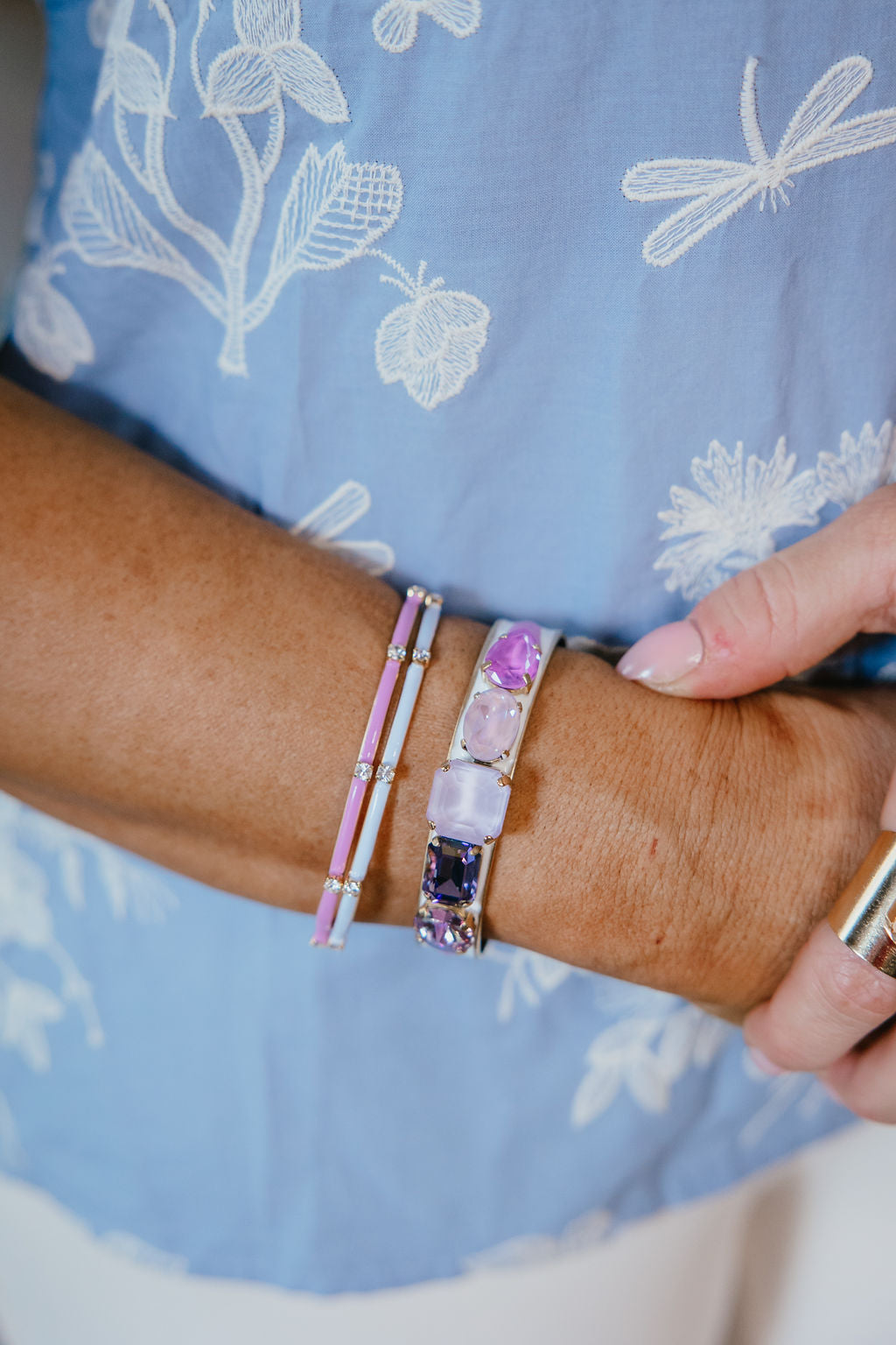 Tova Everly Cuff In Nimblu