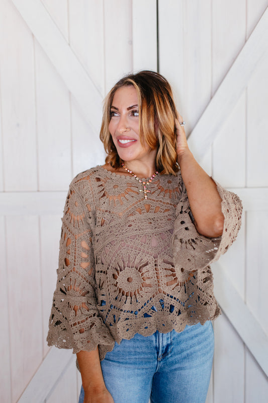 Olive Stitch Top