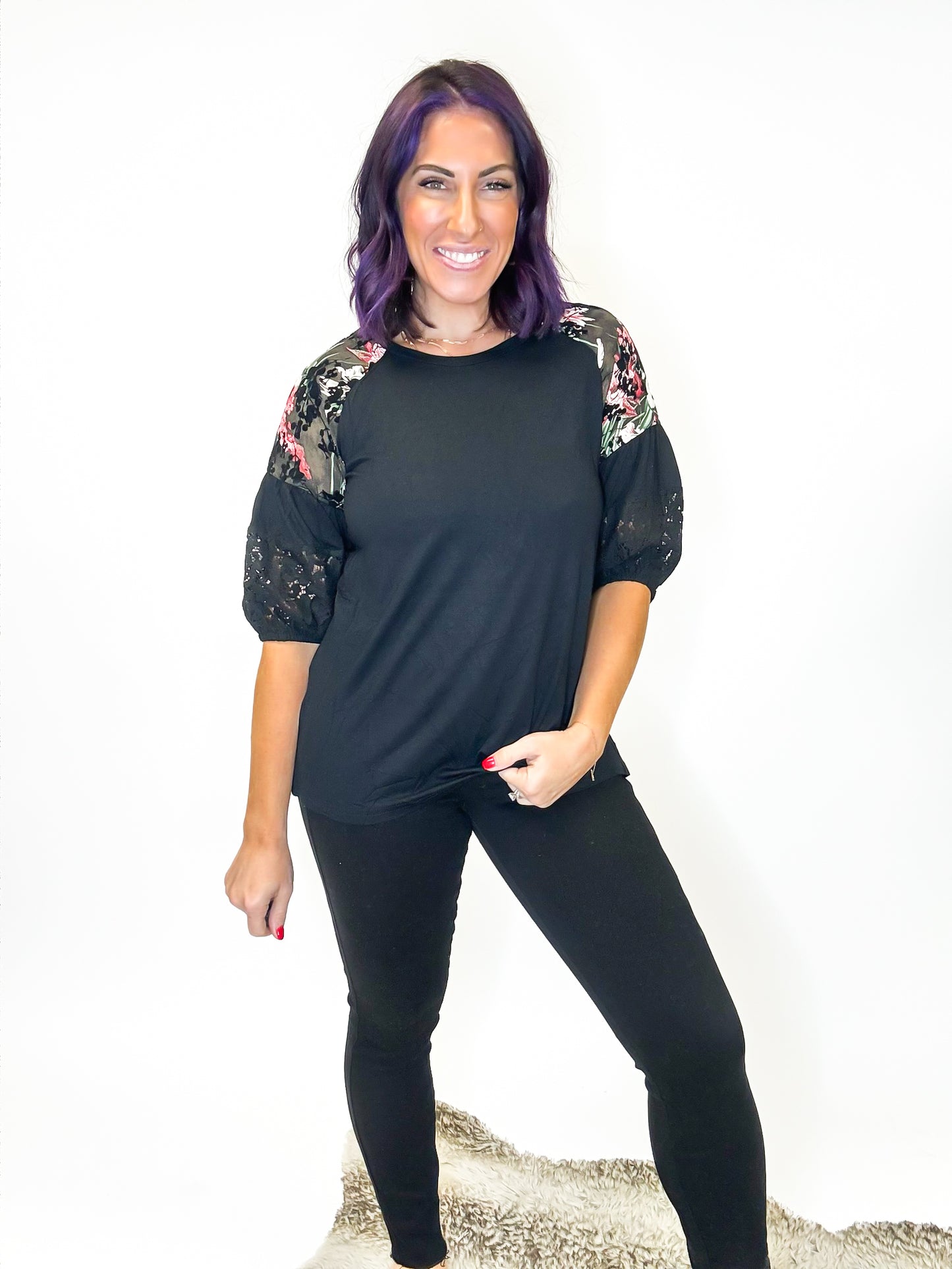 Velvet Whisper Top - Reg/Curvy FINAL SALE