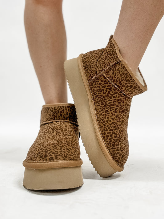 Presale:  Corky's Mini Leopard Room Service Boots