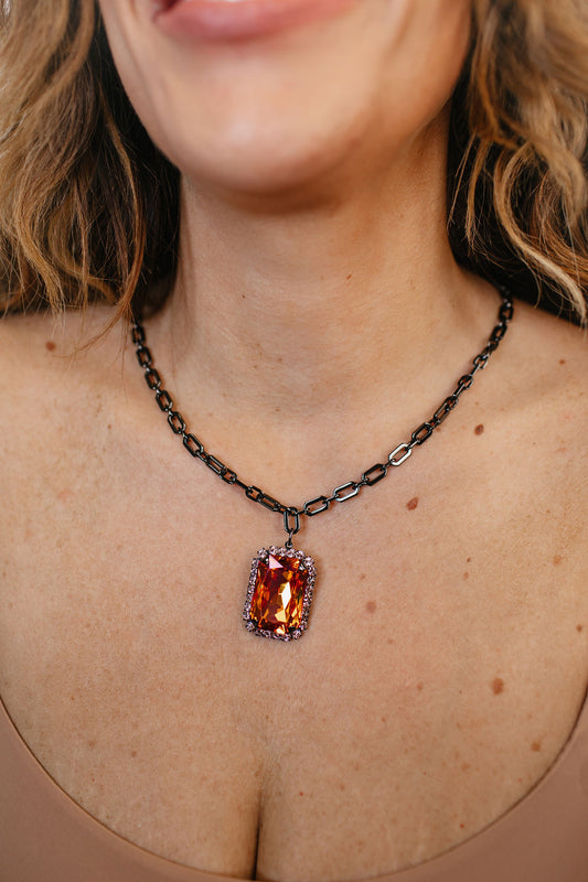 Tova Mini Soleil Necklace in Summer Blush - FINAL SALE