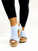 Sandales Carley en toile bleu clair de Corky VENTE FINALE 