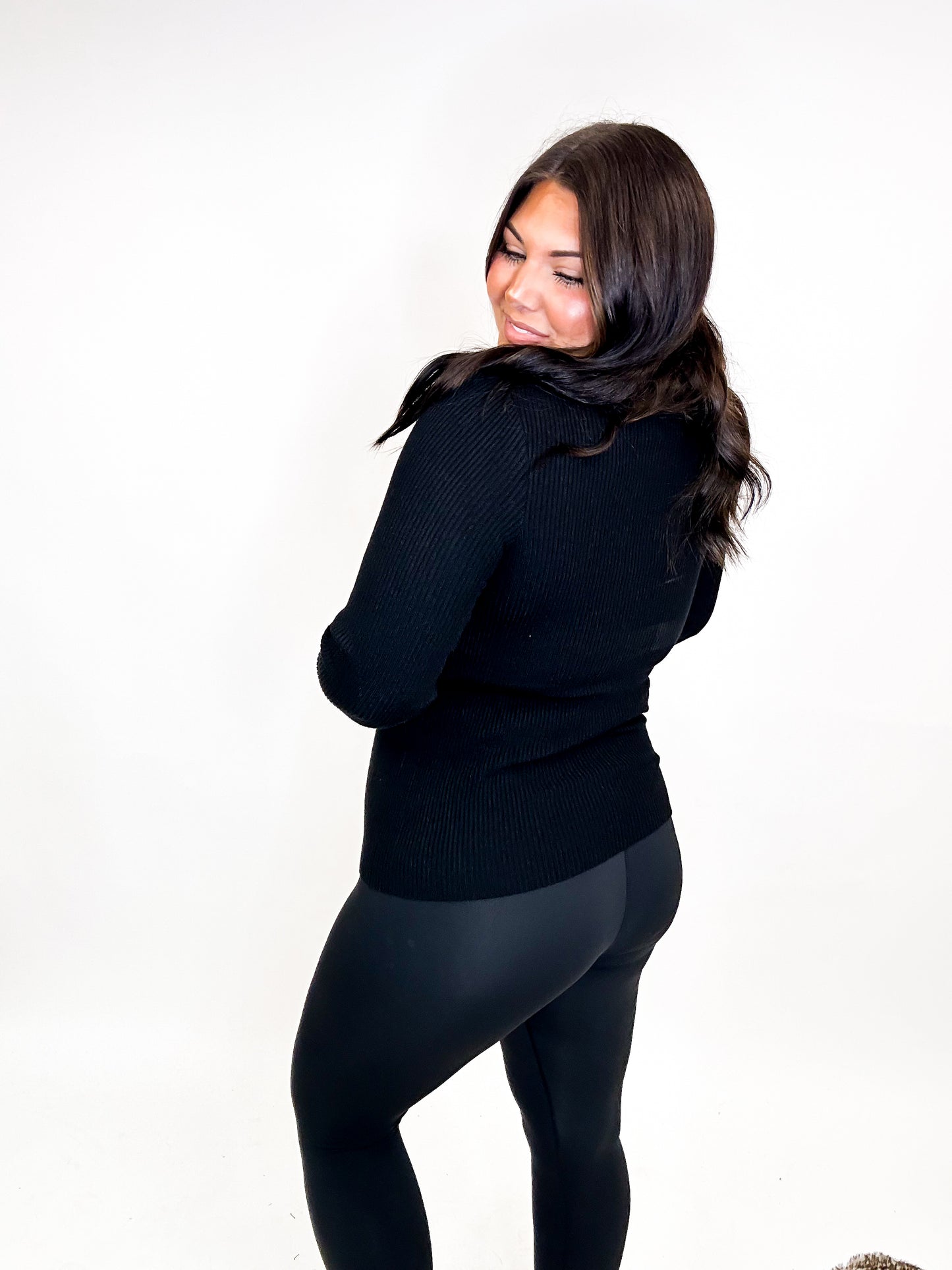 Jet Black Basic Top - Reg/Curvy