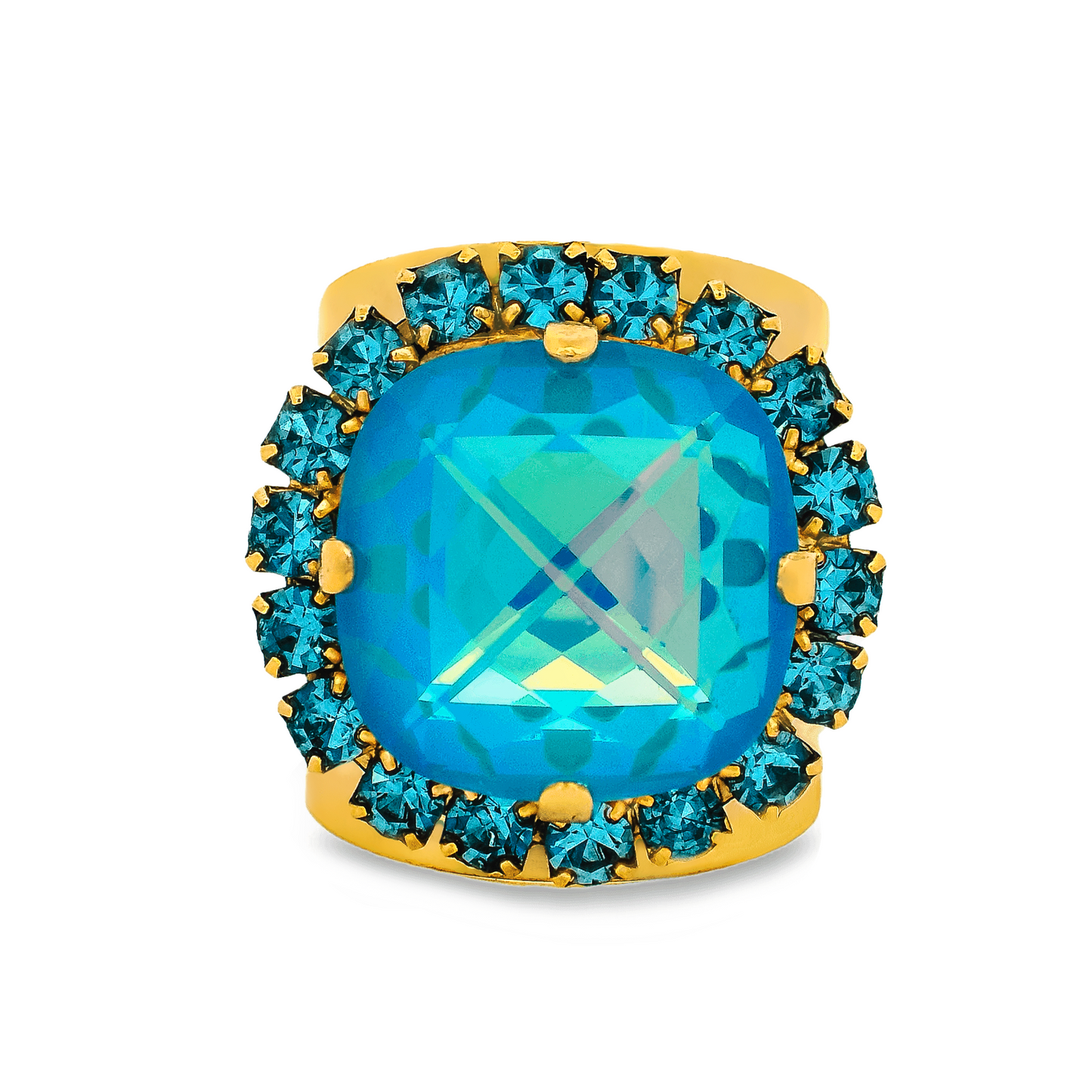 Tova Cambrie Ring in Orchid Teal