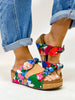 Corky's Floral Sittin Pretty Wedges