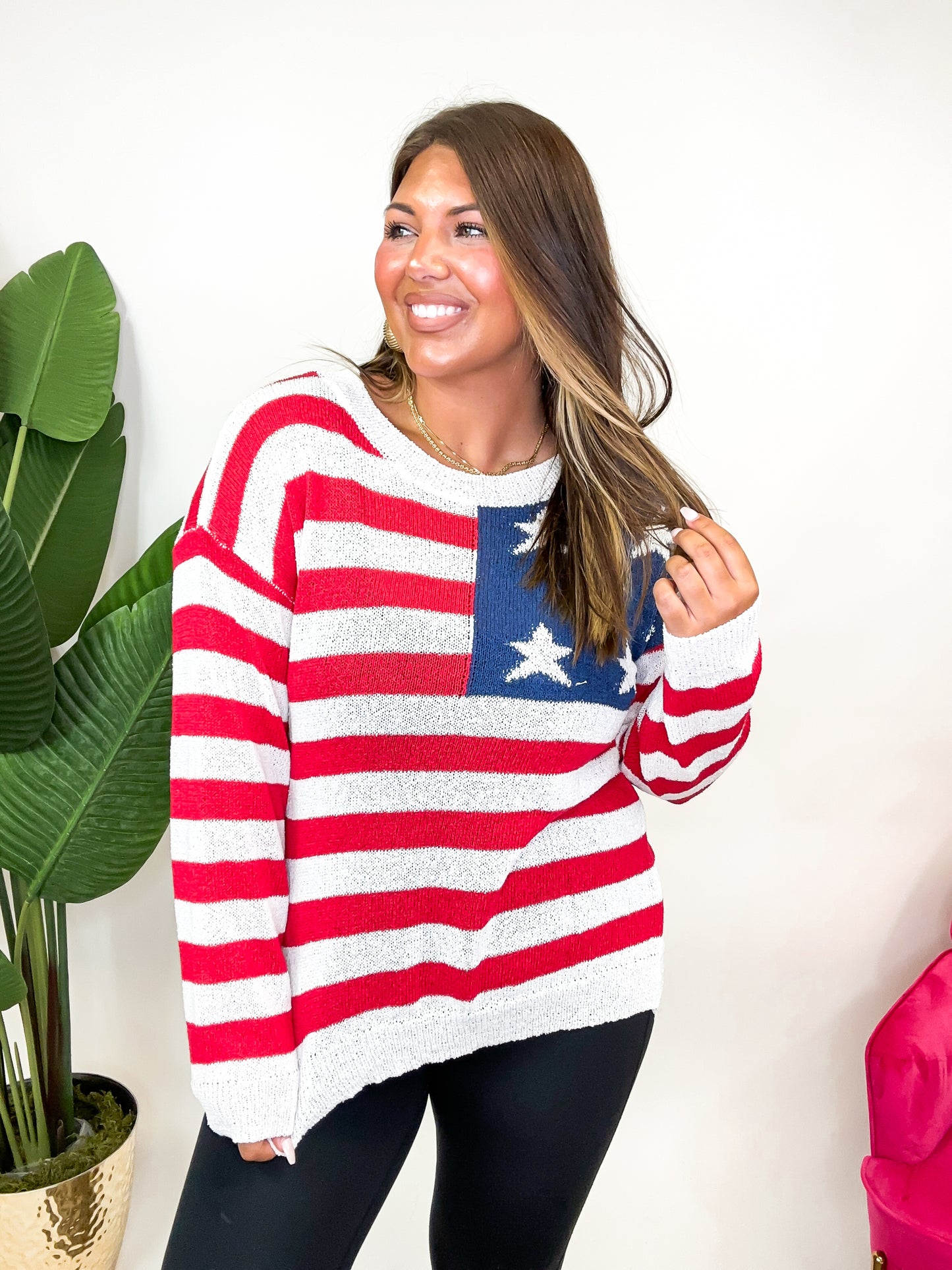 Star Spangled Sweater - Reg/Curvy FINAL SALE