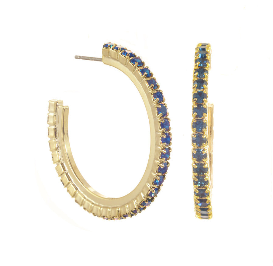 Tova Slim Hoops in Montana - FINAL SALE