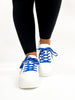 Corky's Electric Blue Crinkle Metallic Tailgate Sneakers