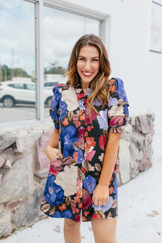 Vivid Petals Dress