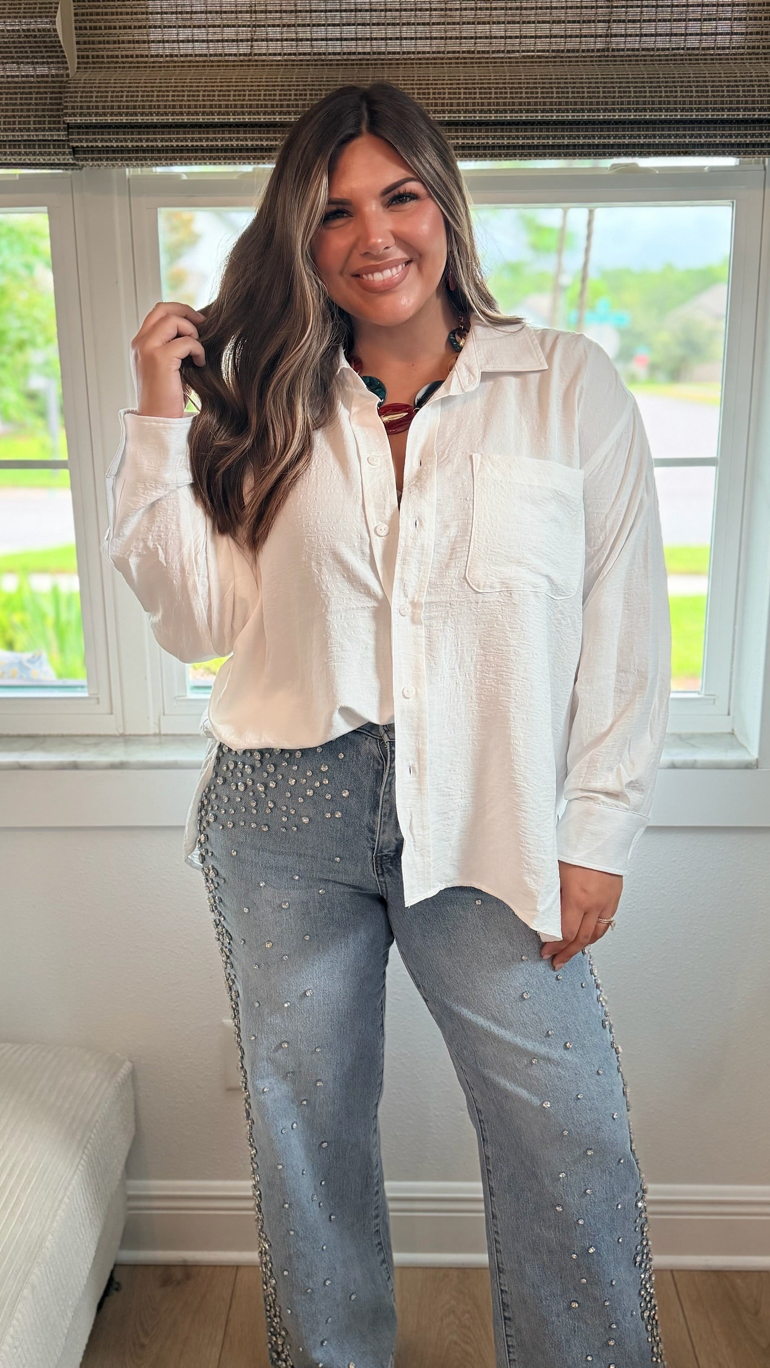 Barefoot Button Down Top