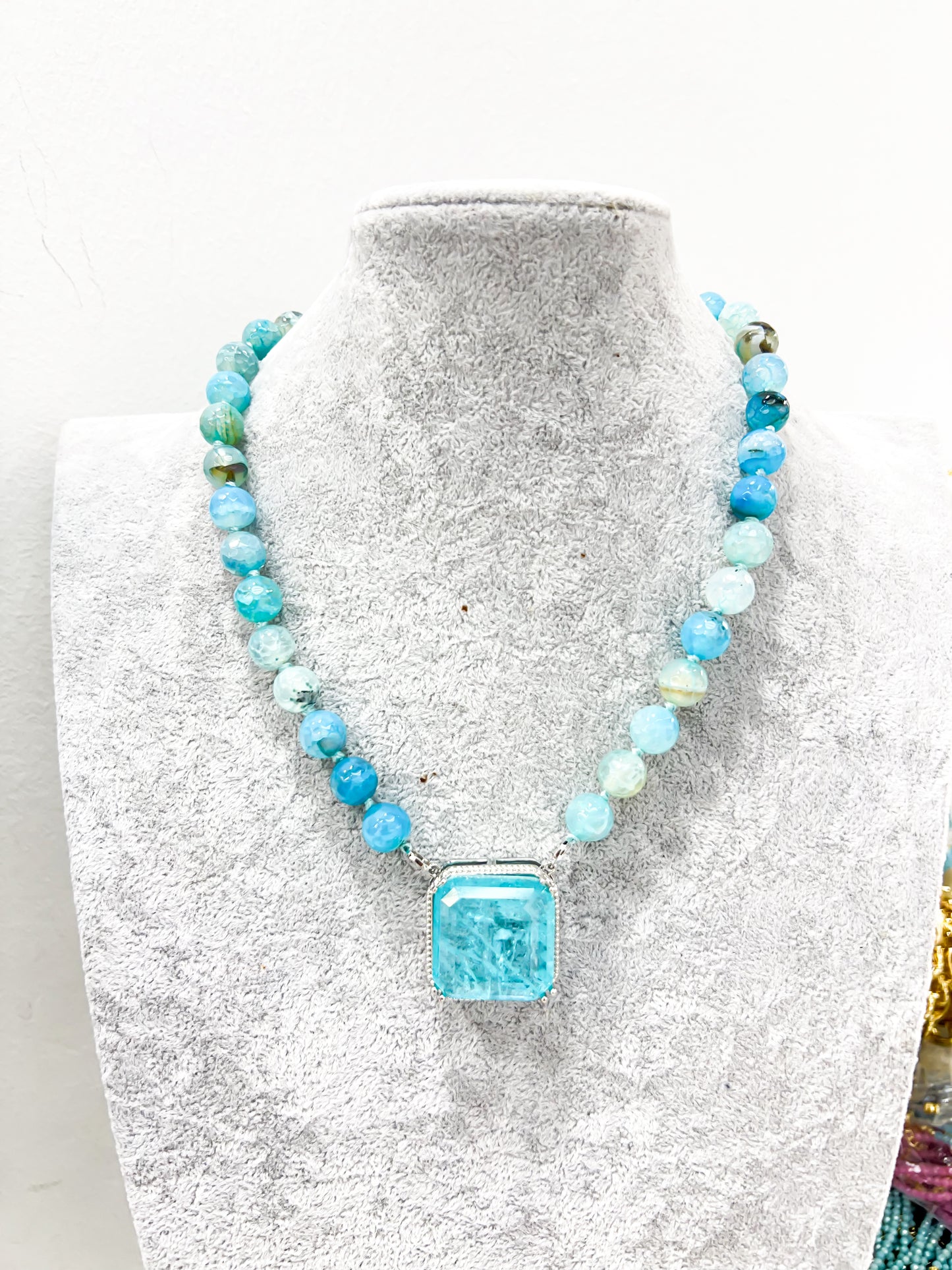 Presale: Beaded Pendant Necklace