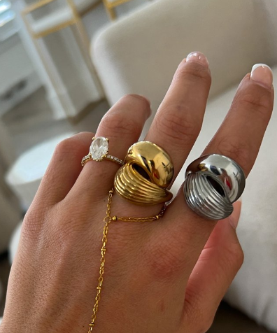 CHUNKY DOME RING