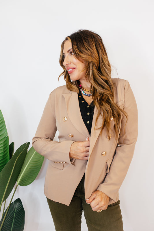 Boss Babe Blazer in Coco