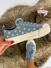 Corky's Take the Lead Blue Denim Daisies Shoes