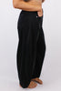 Acid Wash Barrel Jeans in Black - Reg/Curvy