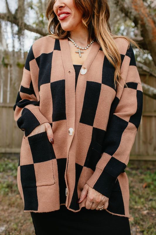 Checkmate Cardigan