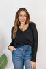Effortless Essential Long Sleeve Top In Black
