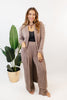 Ribbed & Ready Lounge Set In Oyster Grey - Reg & Curvy