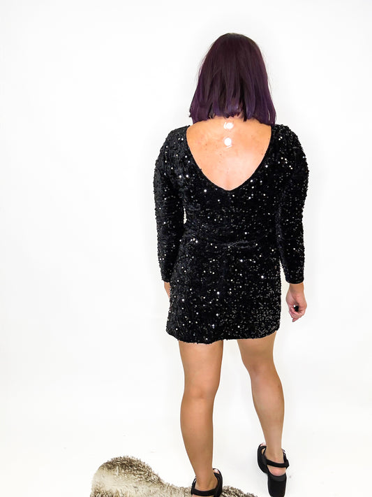 Midnight Sparkle Dress - Reg/Curvy