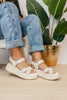 Corkys White Total Catch Sandals - FINAL SALE