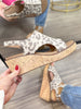 Corky's Tan Sparkle Leopard Carley Sandals